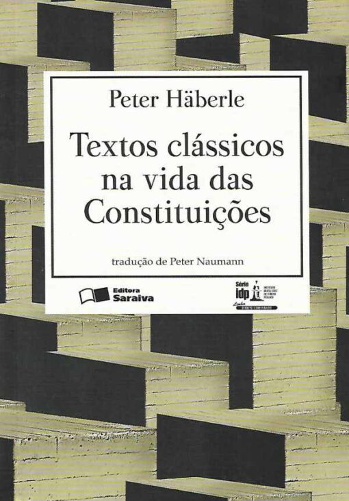 capa do livro textos classicos na vida das constituicoes