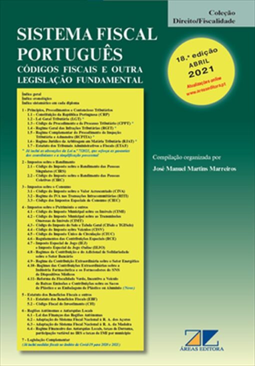 Capa do livro Sistema Fiscal Português