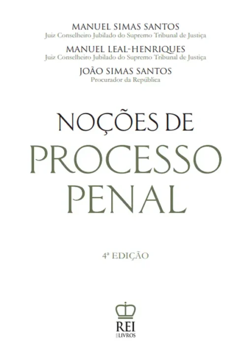 Capa do livro Noções de Processo Penal 4ª Edição