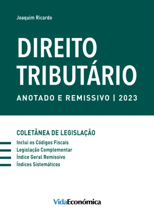 Capa do livro Direito Tributário 2023