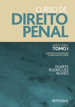 Capa do livro Curso de Direito Penal Parte Geral Tomo I