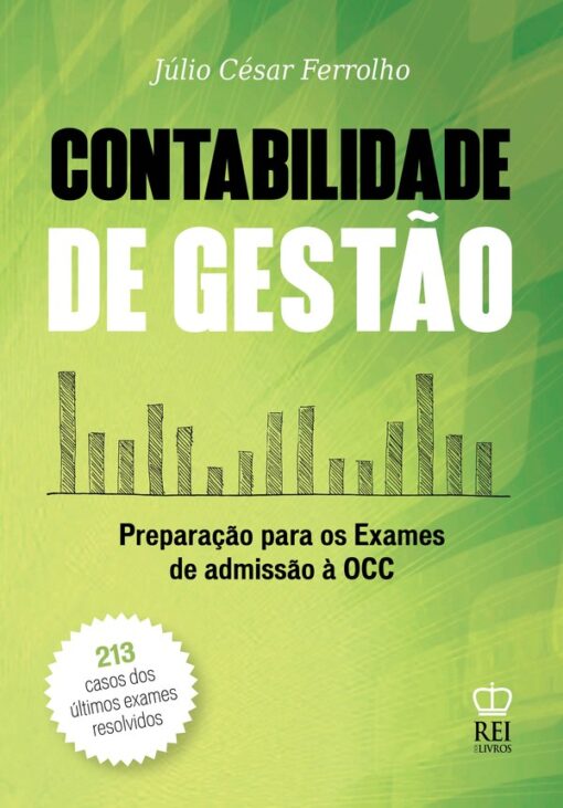 Capa do livro Contabilidade de Gestão preparação para os Exames de Admissão à OCC