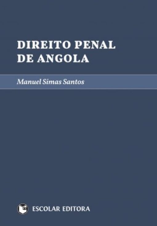 Capa do Livro Direito Penal de Angola