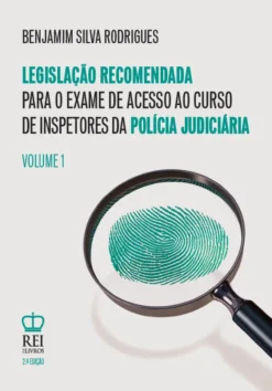 Capa do livro Legislação Recomendada para o exame de acesso ao curso de inspetores da polícia judiciária