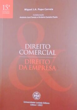 Capa do livro Direito Comercial Direito da Empresa