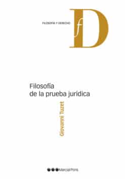 Capa do livro Filosofía de la prueba jurídica