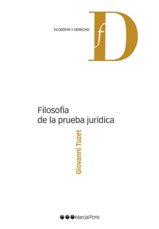 Capa do livro Filosofía de la prueba jurídica