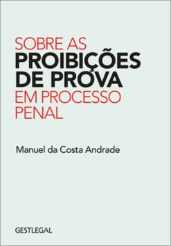 Capa do livro Sobre as proibições de prova em processo penal