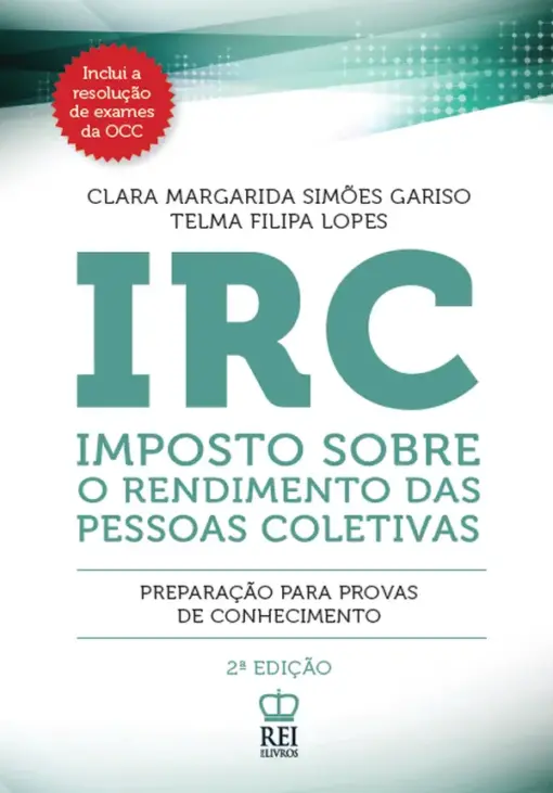 Capa do livro Irc impostos sobre o rendimento das pessoas coletivas