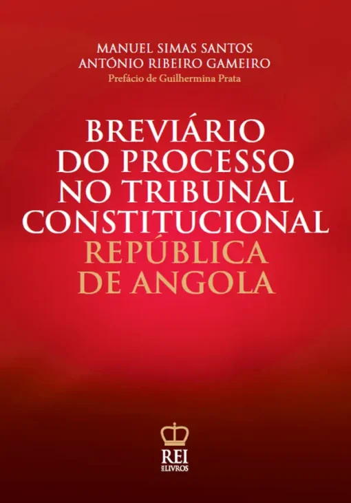 Capa do livro Breviário do Processo no Tribunal Constitucional República de Angola