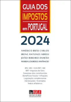 Capa do livro Guia dos Impostos em Portugal 2024