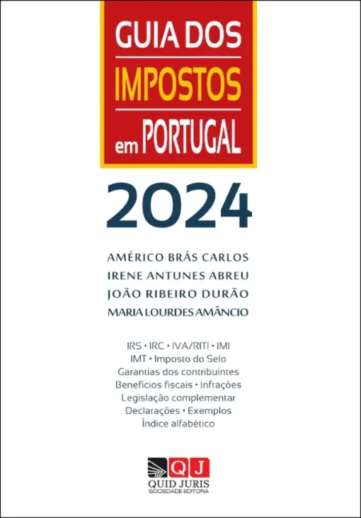 Capa do livro Guia dos Impostos em Portugal 2024