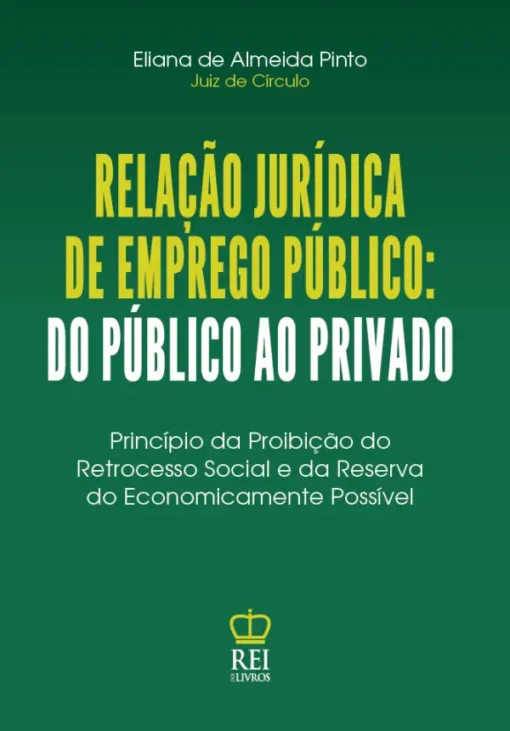 Capa do livro Relação Jurídica de Emprego Público: Do Público ao Privado