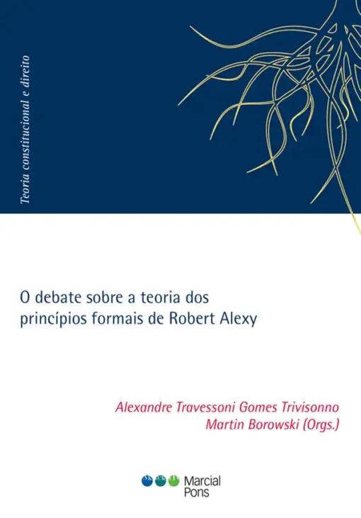 Capa do livro O Debate sobre a teoria dos princípios formais de Robert Alexy