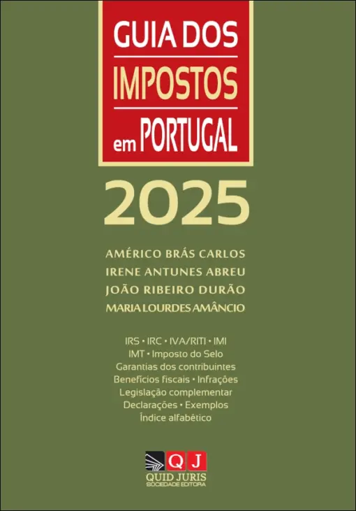 Capa do livro Guia dos Impostos em Portugal 2025