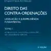 Capa do livro Direito das Contra-ordenações Tomo I