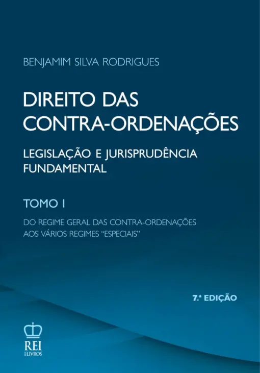 Capa do livro Direito das Contra-ordenações Tomo I