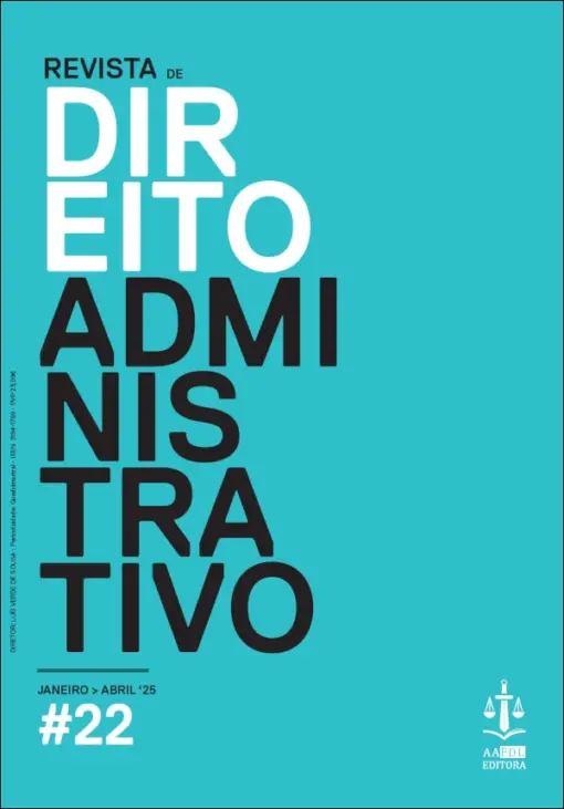 Capa do livro Revista de Direito Administrativo N.º 22