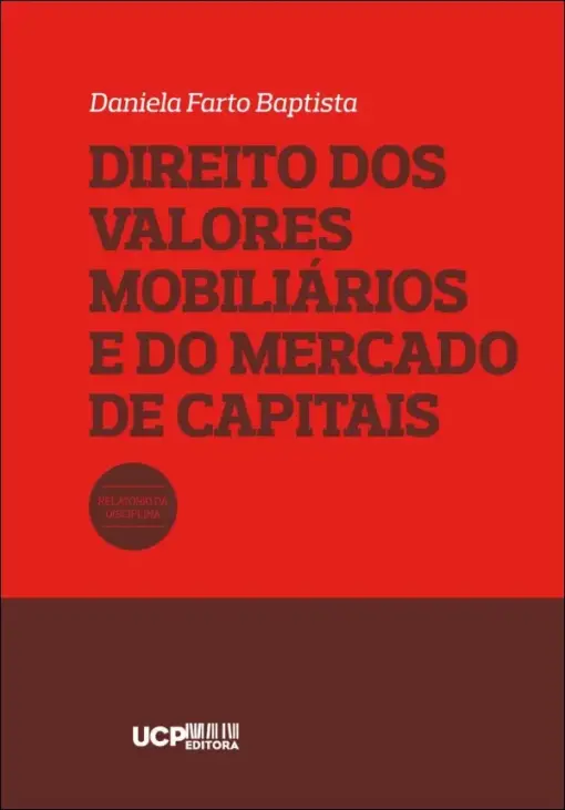 Capa do livro Direito dos Valores Mobiliários e do Mercado de Capitais