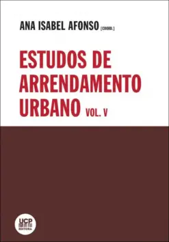 Capa do livro Estudos de Arrendamento Urbano Vol. V