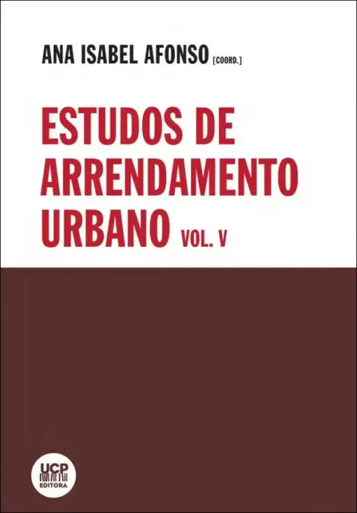 Capa do livro Estudos de Arrendamento Urbano Vol. V
