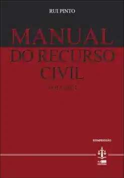 Capa do livro Manual do Recurso Civil Volume I