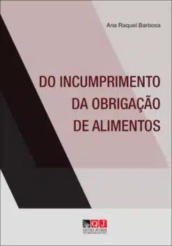 Capa do livro Do Incumprimento da Obrigação de Alimentos